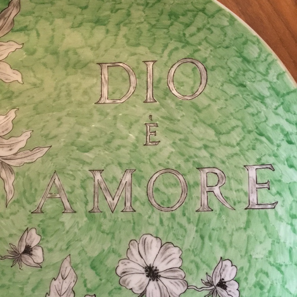 ANTIQUE BAVARIA TIRSCHENREUTH  Dio E Amore Plate